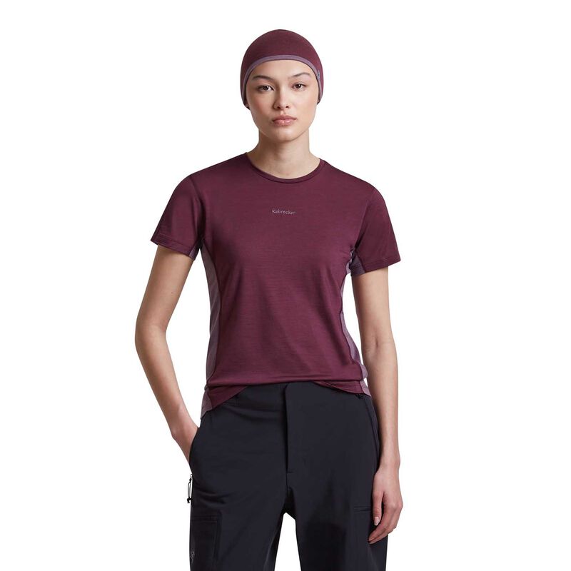 Icebreaker W Merino Blend 125 Cool-Lite Sphere SS Tee Colour Block image number 4